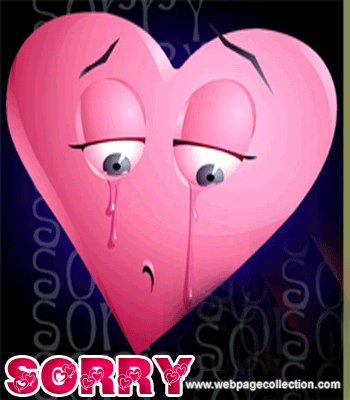 Załamane różowe serce